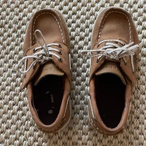 Sperry Gamefish Jr. Boat Shoe (Dark Tan)